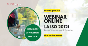 Webinar ISO 20121 focus Turismo